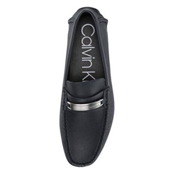 Calvin Klein Moccasin, Driving Shoe, Navy Blue, 12M - Picture 3 of 6